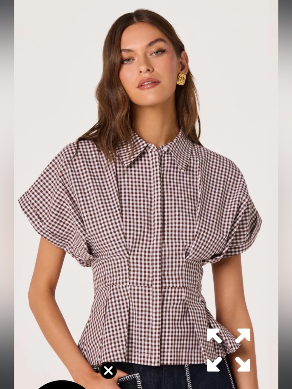 ASTR Beck Pleated Button-Front Top
From CA$153.49